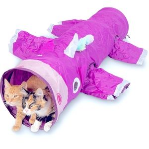 New ✨ Magic Mewnicorn Multi Cat Tunnel Toys Dogs, Cats, Rabbits, Kittens